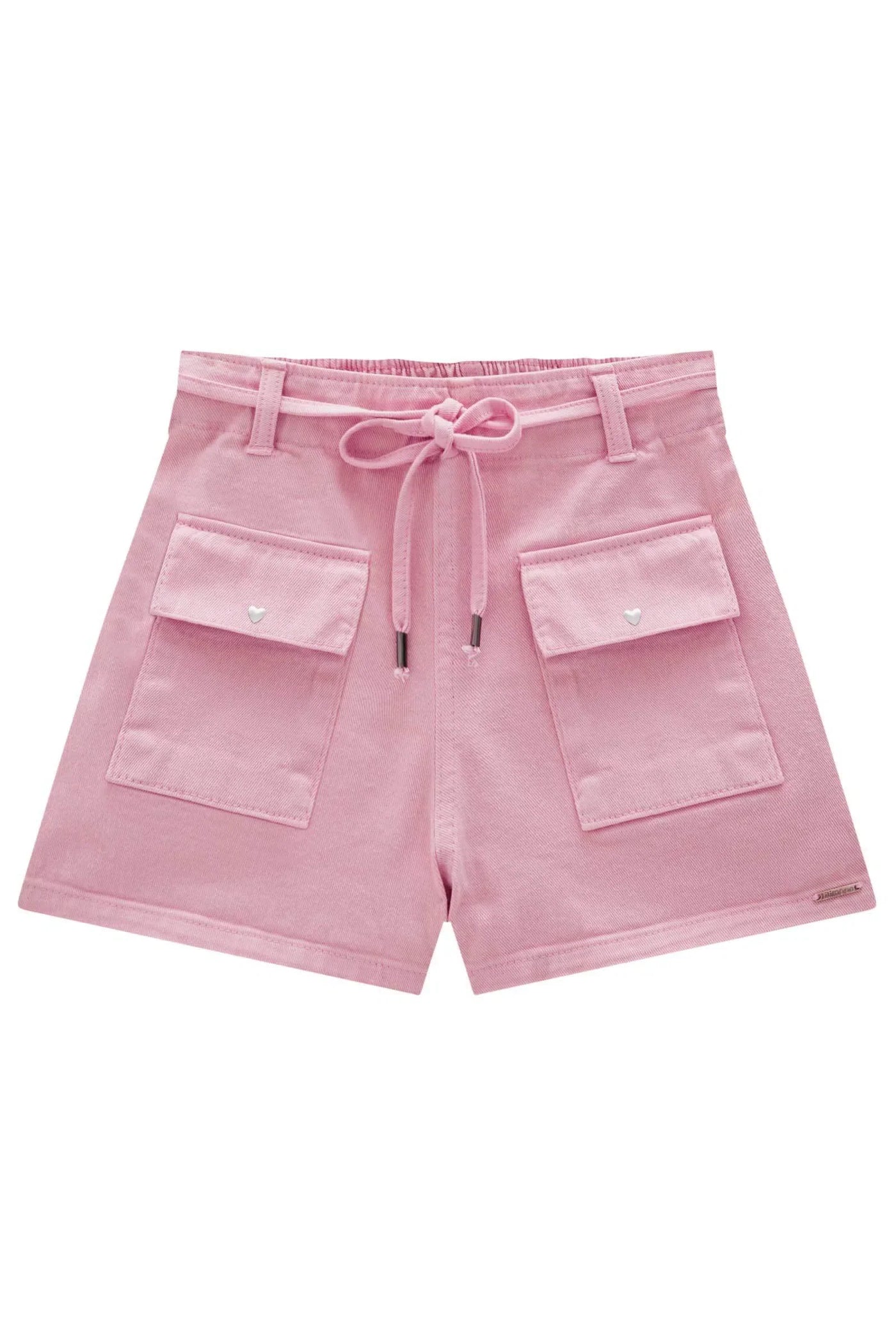 Shorts em Sarja com Elastano 79692 Lilimoon Teen Menina