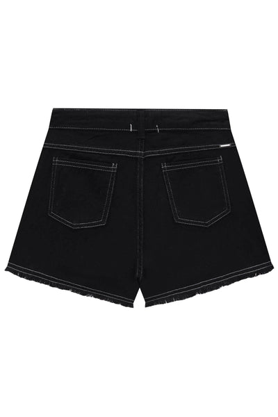 Shorts em Sarja Pita com Ilhós 71701 Lilimoon