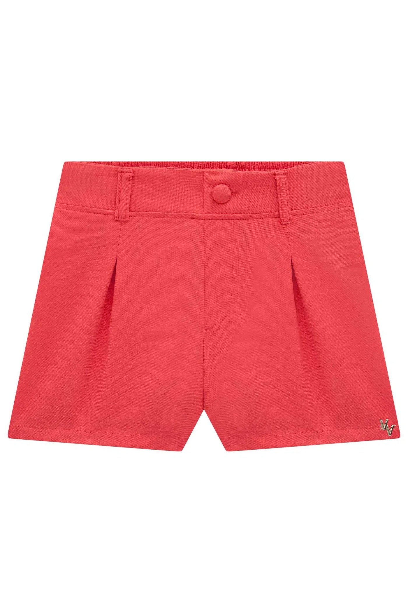 Shorts em Viscose Flare 82637 Vic&Vicky Teen Menina