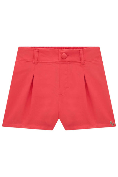 Shorts em Viscose Flare 82637 Vic&Vicky Teen Menina