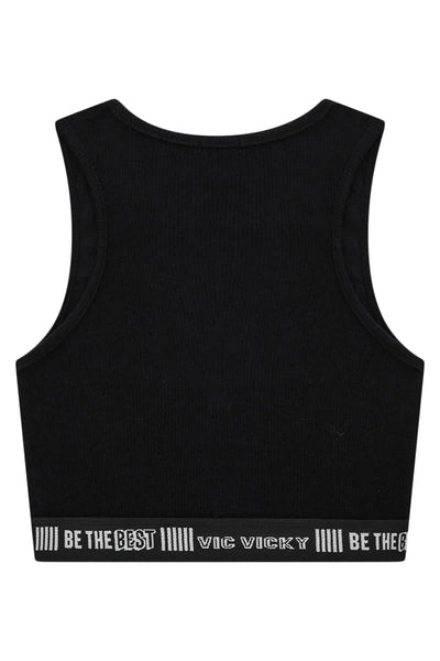 Top Cropped em Canelado Liz 81328 Vic&Vicky Teen Menina