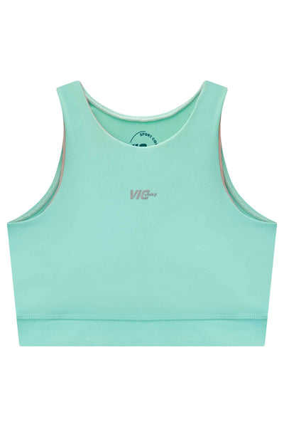 Top em Malha Poliamida UV 50+ com Bojo Removível 84627 Vic&Vicky Teen Menina