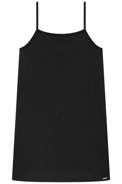 Vestido em Cotton com Sobreposição em Tule Shine 80686 Lilimoon Teen Menina