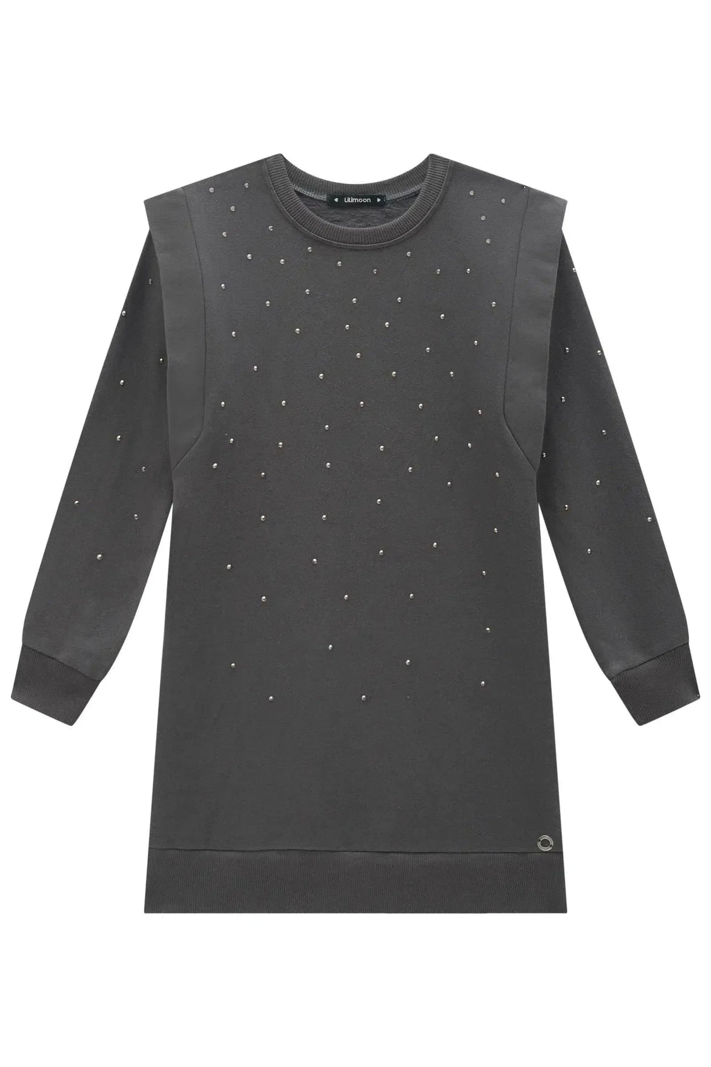 Vestido em Moletom com Pelúcia 80705 Lilimoon Teen Menina